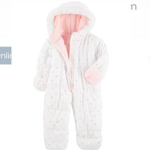 NWT Carters infant faux fur Pram